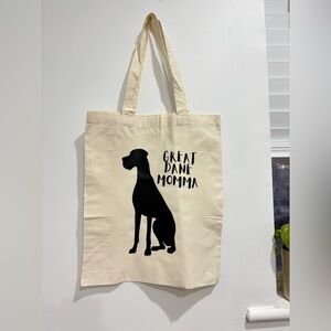 New Custom Great Dane Mom Big Dog Giant Breed Tote Bag